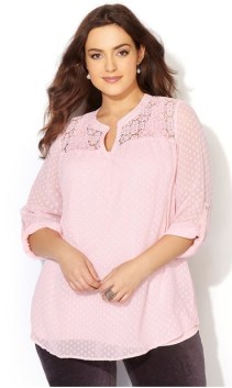 Avenue pink blouse