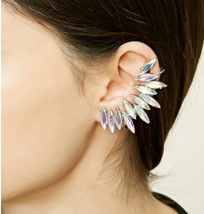 Faux Gem Ear Cuff